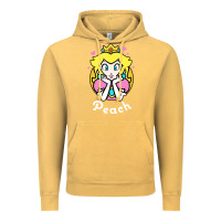 Vintage Mustard peach graphic Vintage Hoodie - artisFamous