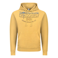 Vintage Mustard dragonfly inn Vintage Hoodie - artisFamous