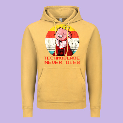 Retro Style Technoblade Merch Cosplay Vintage Hoodie Designed By Artisfamous