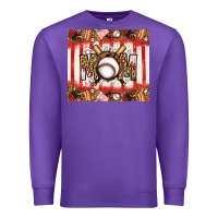 Purple baseball mom Premium Sweatshirt - Jasminsmagicworld