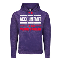 Cloud Purple funny accounting design   gift for accountants Vintage Hoodie - artisFamous
