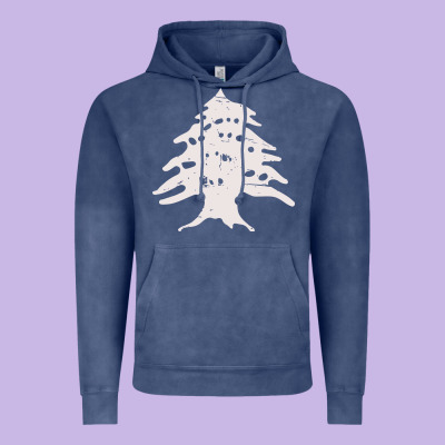 Retro Lebanon Cedar  Lebanese Vintage Hoodie Designed By Artisfamous