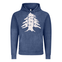 Vintage Denim retro lebanon cedar  lebanese Vintage Hoodie - artisFamous