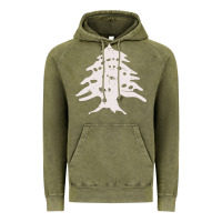 Vintage Olive retro lebanon cedar  lebanese Vintage Hoodie - artisFamous