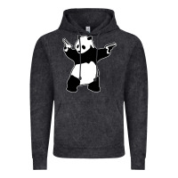 Vintage Black banksy panda Vintage Hoodie - artisFamous