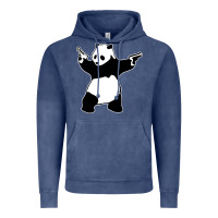 Vintage Denim banksy panda Vintage Hoodie - artisFamous