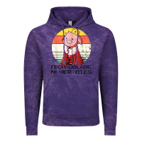 Cloud Purple retro style technoblade merch cosplay Vintage Hoodie - artisFamous