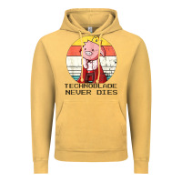 Vintage Mustard retro style technoblade merch cosplay Vintage Hoodie - artisFamous