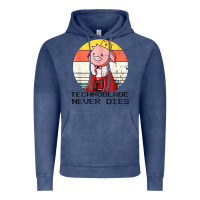 Vintage Denim retro style technoblade merch cosplay Vintage Hoodie - artisFamous