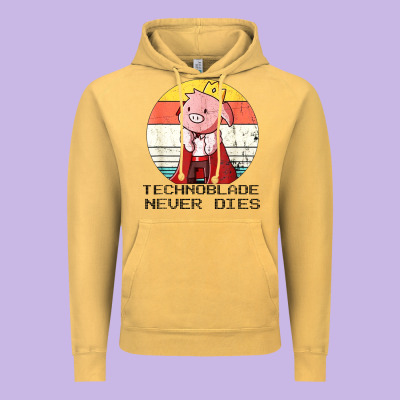 Retro Style Technoblade Merch Cosplay Vintage Hoodie Designed By Artisfamous