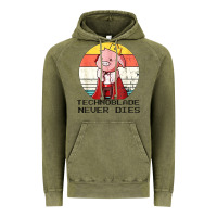 Vintage Olive retro style technoblade merch cosplay Vintage Hoodie - artisFamous