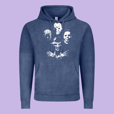 Horror And Scream Film Vintage Hoodie Designed By Artisfamous