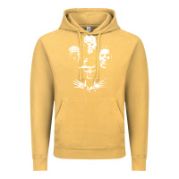 Vintage Mustard horror and scream film Vintage Hoodie - artisFamous