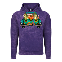 Cloud Purple i love fall truck Vintage Hoodie - artisFamous