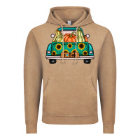 Vintage Coffee i love fall truck Vintage Hoodie - artisFamous