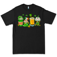 Black St. Patrick's Day coffee cups Premium Tee - OliviaCreatesArt