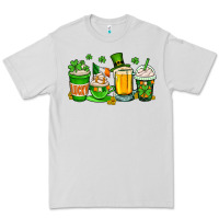 Dove Grey St. Patrick's Day coffee cups Premium Tee - OliviaCreatesArt