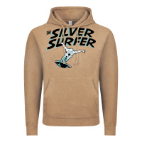 Vintage Coffee silver surfer Vintage Hoodie - artisFamous