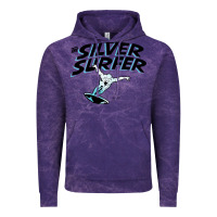 Cloud Purple silver surfer Vintage Hoodie - artisFamous