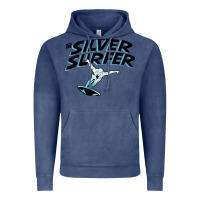 Vintage Denim silver surfer Vintage Hoodie - artisFamous