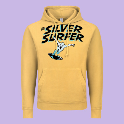 Silver Surfer Vintage Hoodie Designed By Artisfamous