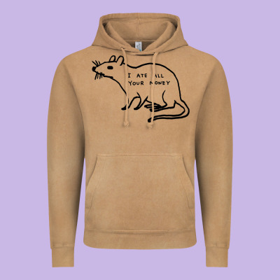 I Ate All Your Money Vintage Hoodie Designed By Artisfamous