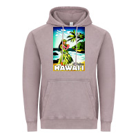 Vintage Zinc hawaii hula girl Vintage Hoodie - artisFamous