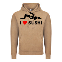 Vintage Coffee i love sushi funny Vintage Hoodie - artisFamous