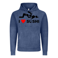 Vintage Denim i love sushi funny Vintage Hoodie - artisFamous