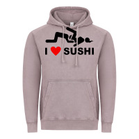 Vintage Zinc i love sushi funny Vintage Hoodie - artisFamous