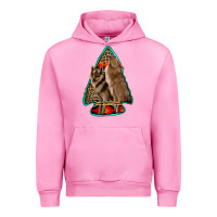 Fuchsia Pink howling wolves arrowhead Urban Hoodie - Jasminsmagicworld
