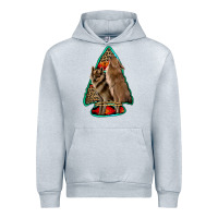 Heather Grey howling wolves arrowhead Urban Hoodie - Jasminsmagicworld
