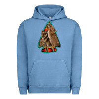 Pigment Pebble Blue howling wolves arrowhead Urban Hoodie - Jasminsmagicworld
