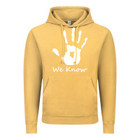 Vintage Mustard skyrim dark brotherhood we know hand novelty kids mens womens t shirt Vintage Hoodie - artisFamous