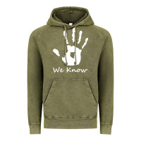 Vintage Olive skyrim dark brotherhood we know hand novelty kids mens womens t shirt Vintage Hoodie - artisFamous