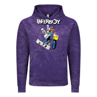Cloud Purple paperboy Vintage Hoodie - artisFamous
