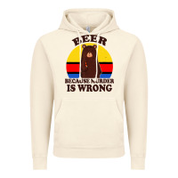 Vintage Artic funny beer because murder is wrong for drinking men lover Vintage Hoodie - artisFamous