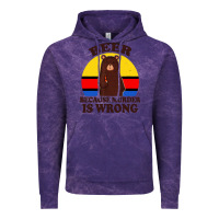Cloud Purple funny beer because murder is wrong for drinking men lover Vintage Hoodie - artisFamous