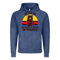Vintage Denim funny beer because murder is wrong for drinking men lover Vintage Hoodie - artisFamous