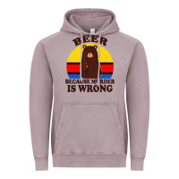 Vintage Zinc funny beer because murder is wrong for drinking men lover Vintage Hoodie - artisFamous
