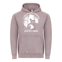 Vintage Zinc i love horror movies and my corgi funny corgi Vintage Hoodie - artisFamous