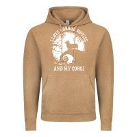Vintage Camel i love horror movies and my corgi funny corgi Vintage Hoodie - artisFamous