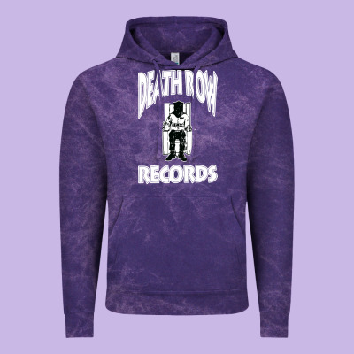 Death Row Records Vintage Hoodie Designed By Artisfamous
