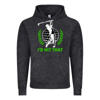 Vintage Black id hit that funny golfing golf Vintage Hoodie - artisFamous