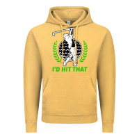 Vintage Mustard id hit that funny golfing golf Vintage Hoodie - artisFamous