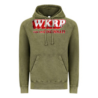 Vintage Olive wkrp in cincinnati Vintage Hoodie - artisFamous