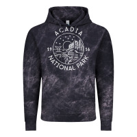 Cloud Black a.ca.di.a national park 1916 mai.ne bar harbor t sh Vintage Hoodie - artisFamous