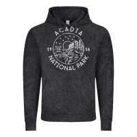 Vintage Black a.ca.di.a national park 1916 mai.ne bar harbor t sh Vintage Hoodie - artisFamous