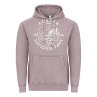 Vintage Zinc a.ca.di.a national park 1916 mai.ne bar harbor t sh Vintage Hoodie - artisFamous