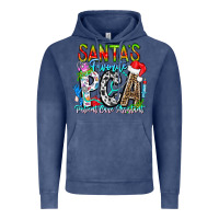 Vintage Denim Santas Favorite PCA Patient Care Assistant Vintage Hoodie - CowhideDigitalArt